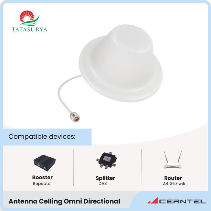 Antenna Omni Indoor Jamur | Antenna Ceiling Omni Directional | Antenna Ceiling Omni 800-2500Mhz | Antenna Indoor 2G 4G 5G ORI | Antenna Ceiling Omni | antenna Jamur Indoor - Image 4