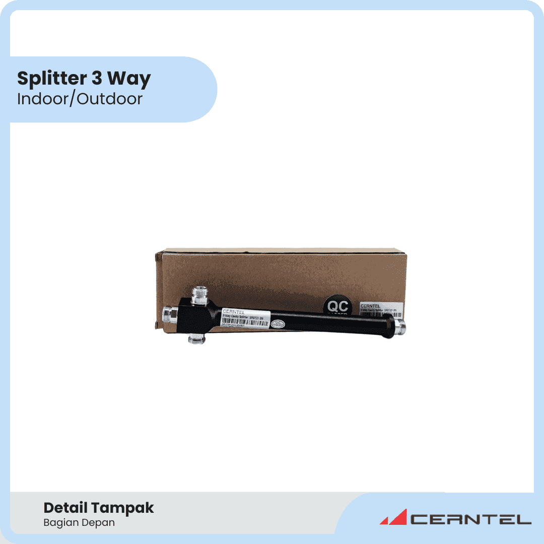 Splitter 3 Way 800-2500 Mhz | Power splitter 3 way penguat signal | Splitter 3 way outdoor indoor | Power Divider 3 Way - Image 5