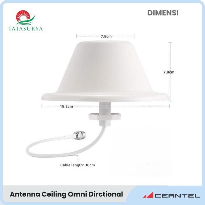 Antenna Omni Indoor Jamur | Antenna Ceiling Omni Directional | Antenna Ceiling Omni 800-2500Mhz | Antenna Indoor 2G 4G 5G ORI | Antenna Ceiling Omni | antenna Jamur Indoor - Image 3