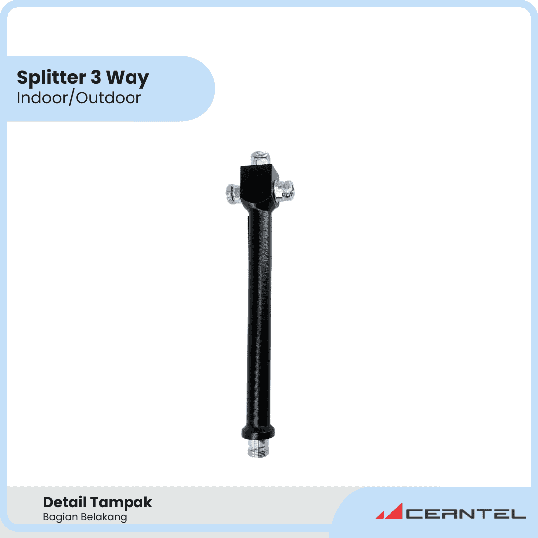 Splitter 3 Way 800-2500 Mhz | Power splitter 3 way penguat signal | Splitter 3 way outdoor indoor | Power Divider 3 Way - Image 6