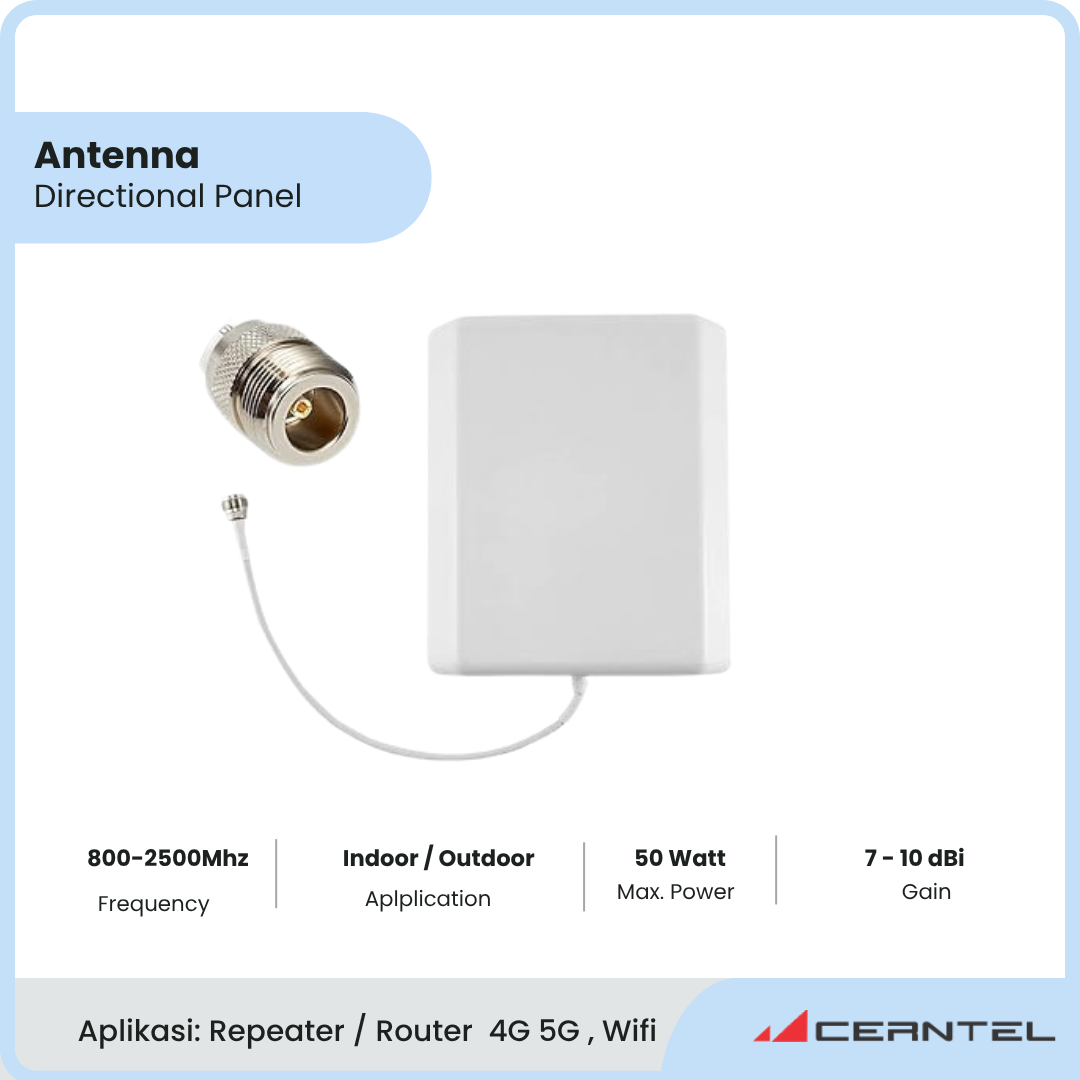 Antenna directional | Antenna Planar | Antenna 800 -2500Mhz